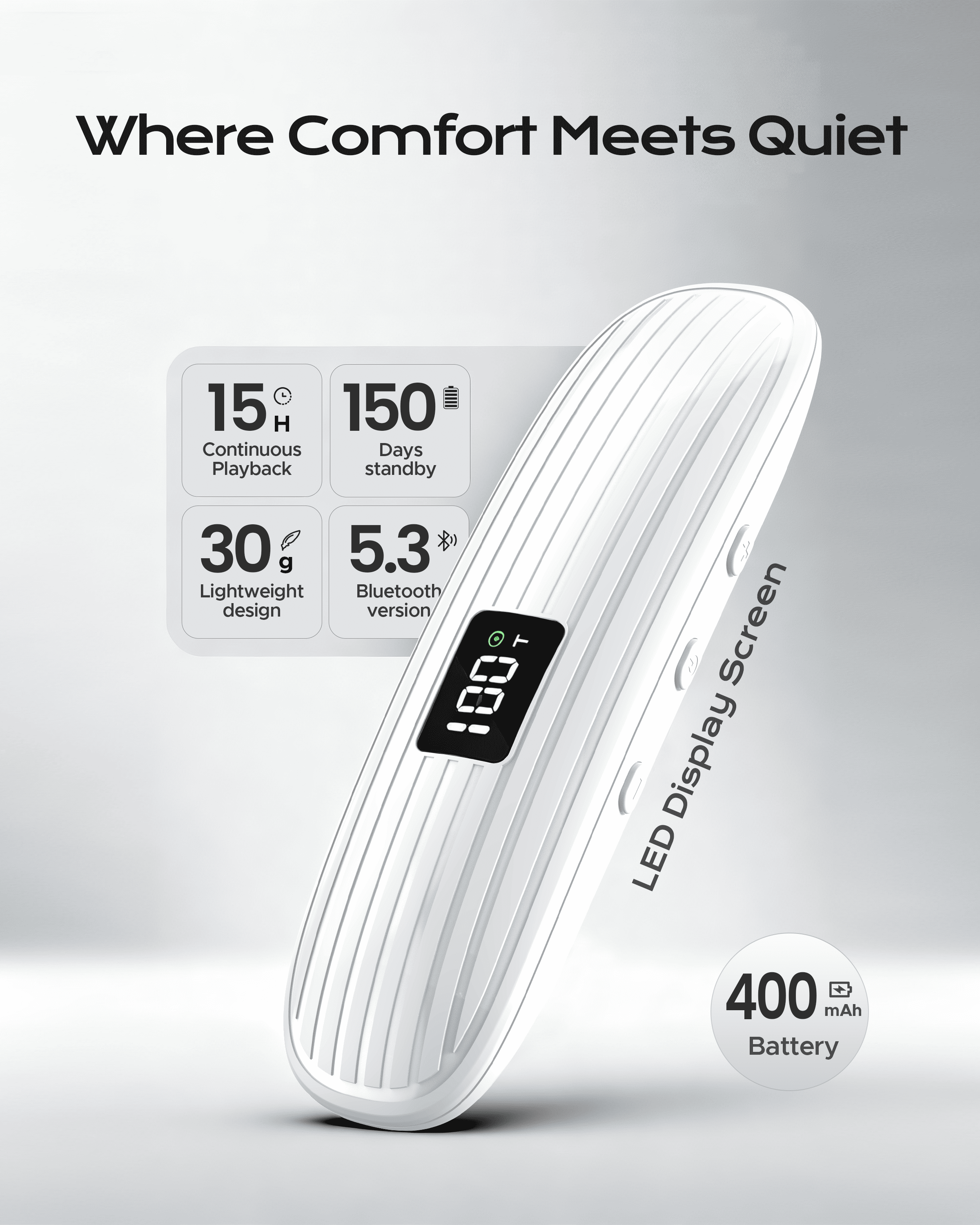 Bone Conduction Under Pillow Speaker