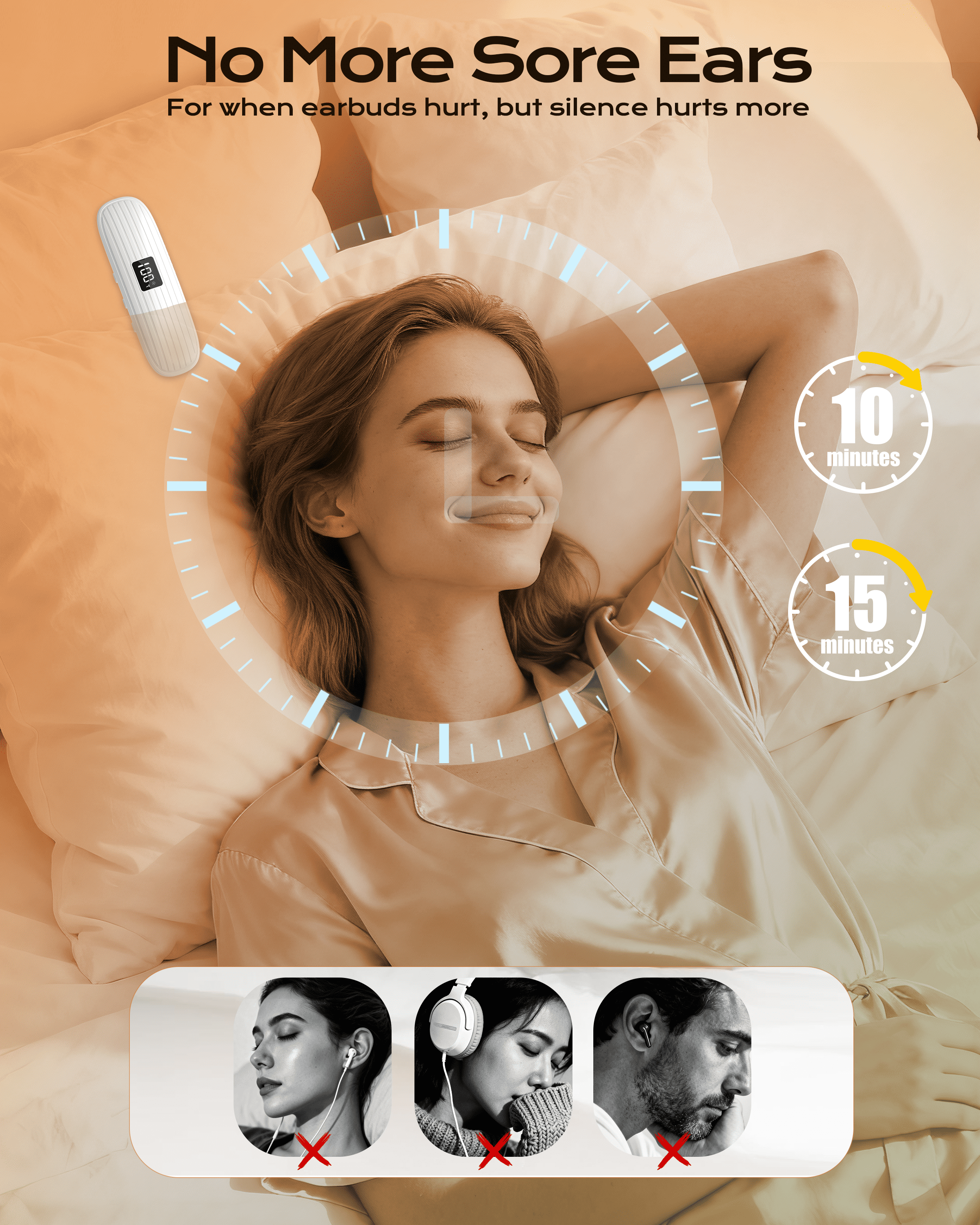 Bone Conduction Under Pillow Speaker